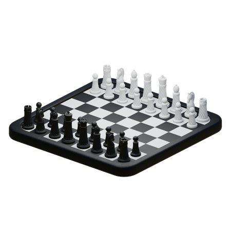 Chess Piece Set  3D Icon
