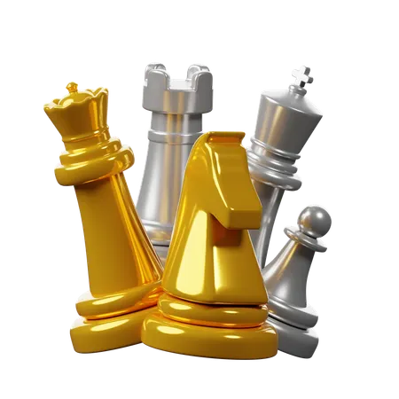 Chess Pieces  3D Icon