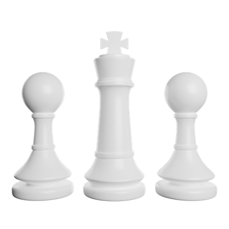 Chess Pieces  3D Icon