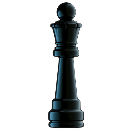 Chess Queen 3D Illustration