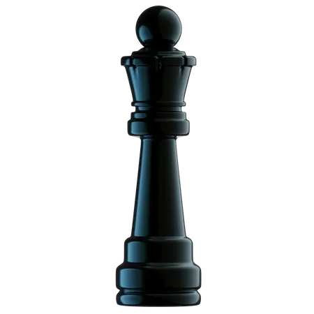Chess Queen  3D Illustration