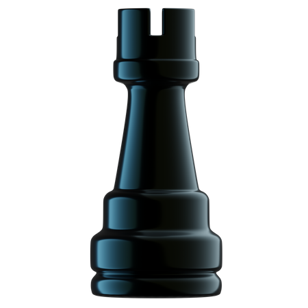 Chess Rook  3D Illustration