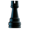 3d chess chariot logo