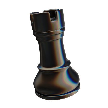 Chess Rook Abstract  3D Icon