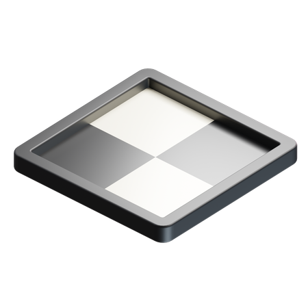 チェス盤 2 x 2  3D Icon