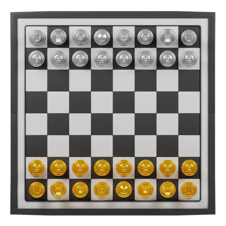 Chessboard  3D Icon
