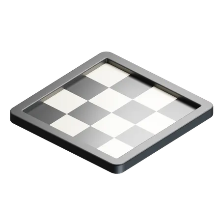 Chessboard 4 X 4  3D Icon