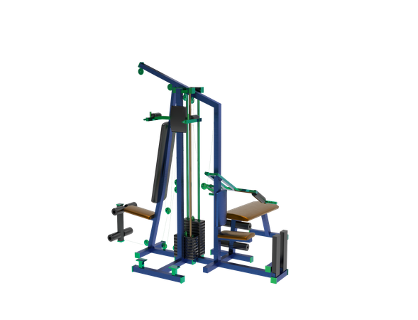 Chest And Shoulder Machine  3D Icon