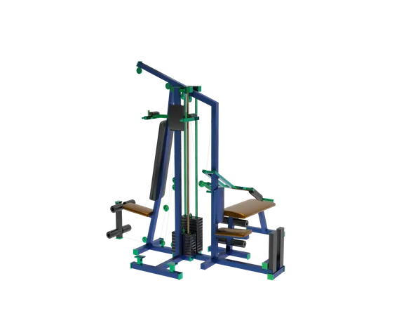Chest And Shoulder Machine  3D Icon