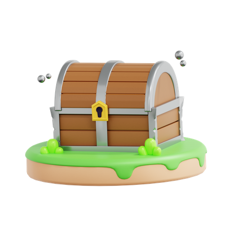 Chest Box  3D Icon