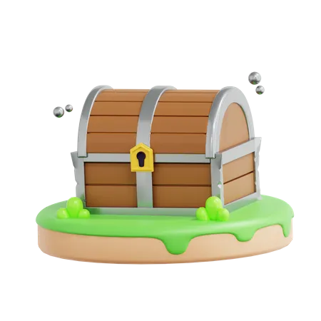 Chest Box  3D Icon