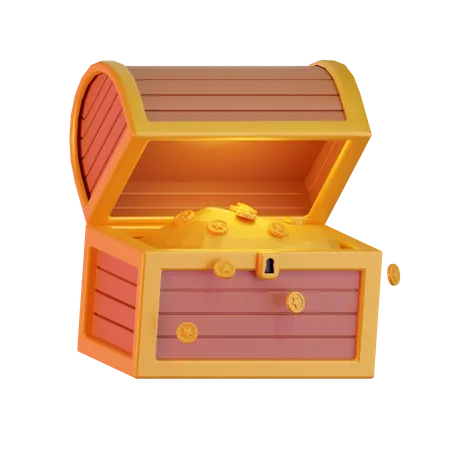 Chest Box  3D Icon