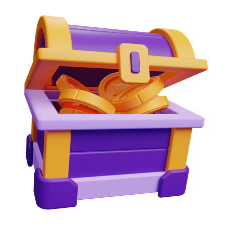 Chest Box  3D Icon