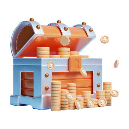 Chest Box  3D Icon