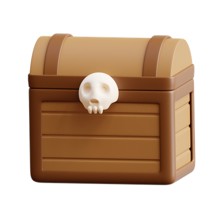 Chest Box 3D Icon