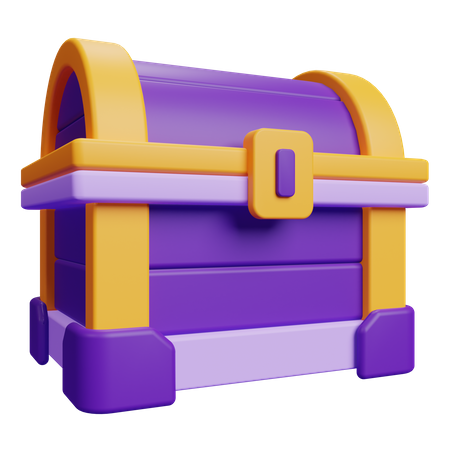 Chest Box 3D Icon