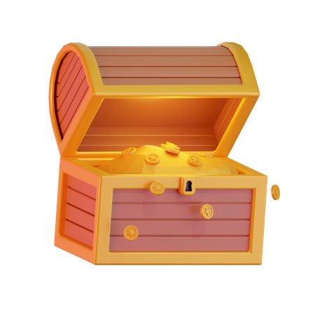 Chest Box  3D Icon