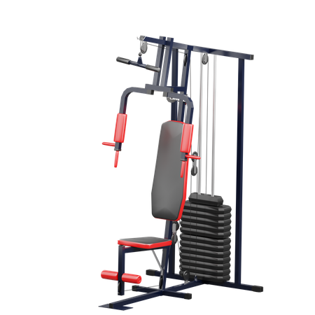 Chest Press  3D Icon