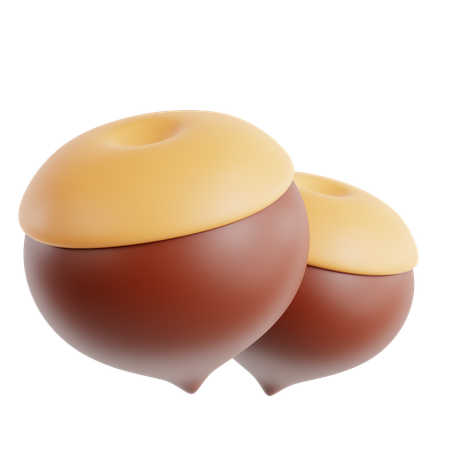 Chestnut  3D Icon