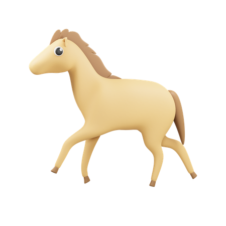 Cheval  3D Icon