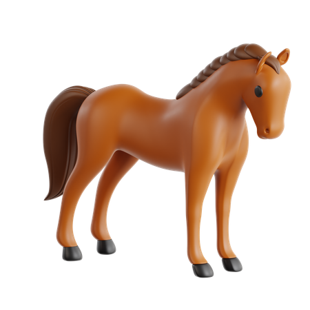 Cheval  3D Icon