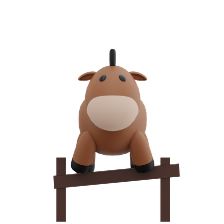 Cheval  3D Icon