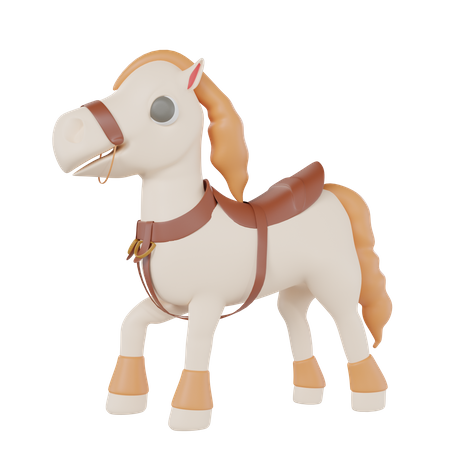 Cheval  3D Icon