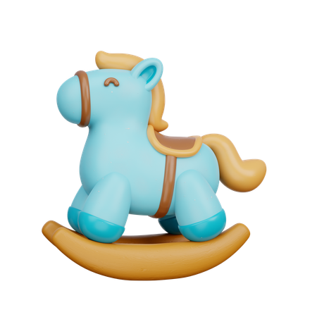 Cheval à bascule  3D Icon