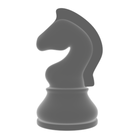 Résumé de cheval d'échecs  3D Icon