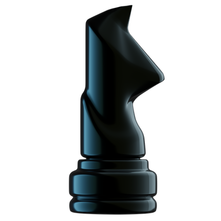 Chevalier d'échecs  3D Illustration
