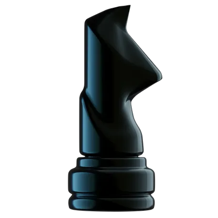 Chevalier d'échecs  3D Illustration