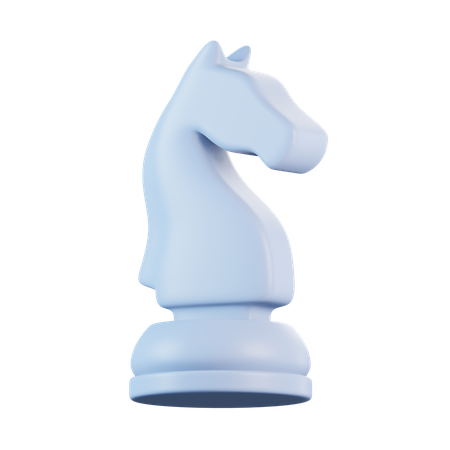 Pion d'échecs de chevalier  3D Icon