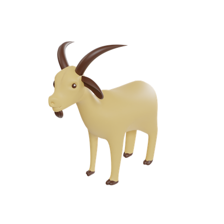 Chèvre  3D Icon