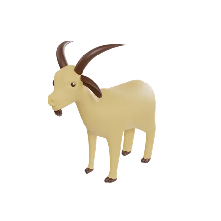 Chèvre  3D Icon