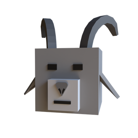 Chèvre  3D Icon