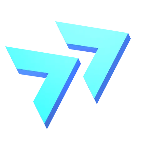 Chevron droit  3D Icon