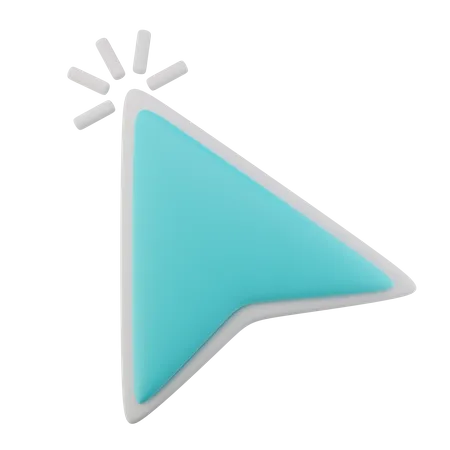 Clique do cursor chevron  3D Icon