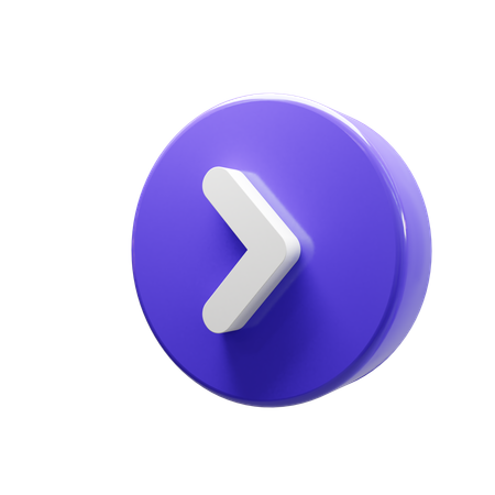 Chevron droit  3D Icon