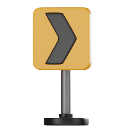 Chevron droit  3D Icon