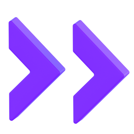 Chevron droit  3D Icon