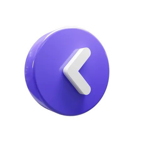 Chevron gauche  3D Icon