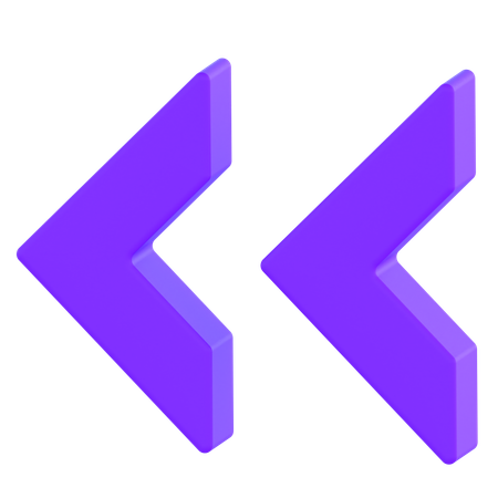 Chevron gauche  3D Icon