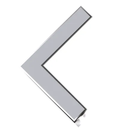 Chevron Left  3D Icon