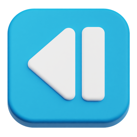 Chevron Left  3D Icon