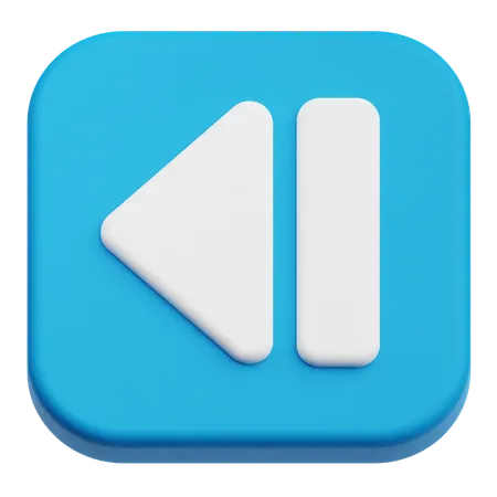 Chevron Left  3D Icon