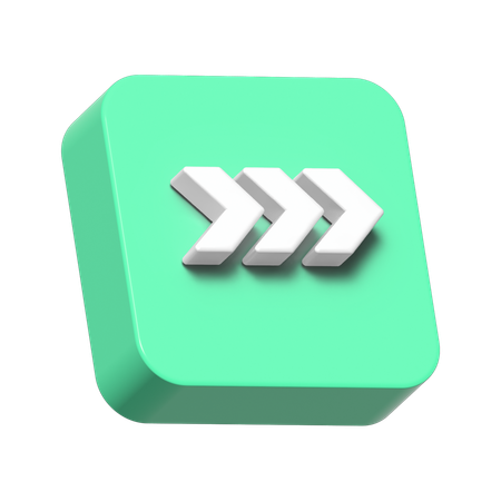 Chevron Right  3D Icon