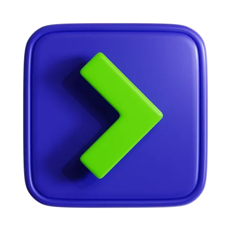 Chevron Right  3D Icon