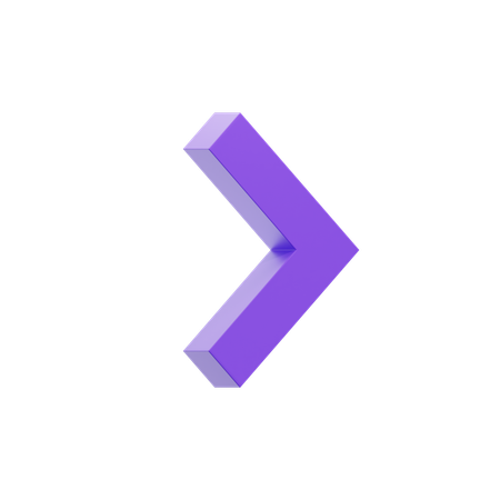 Chevron Right  3D Icon