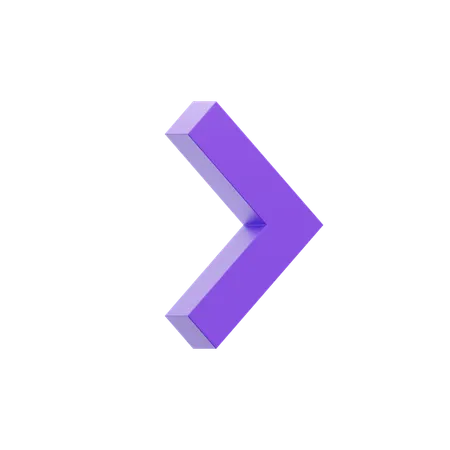 Chevron Right  3D Icon