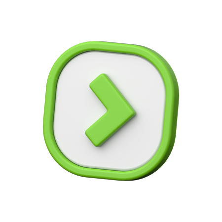 Chevron Right  3D Icon